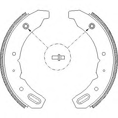 REMSA 4261.00 Brake Shoe Set